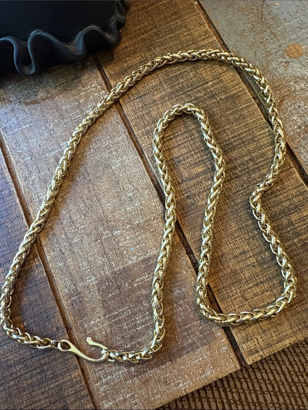 Men's Gold Rope Chain Necklace - Classic Finish